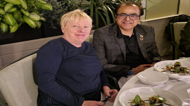 <strong>Dr. Rajendra Pratap Gupta</strong> met with <strong>Dame Angela Eagle</strong>, MP for Wallasey; former Shadow First Secretary of State and Shadow Secretary of State for Business, Innovation and Skills; former Shadow Leader of the House of Commons, UK, and discussed the Responsible Nations’ Index with her.